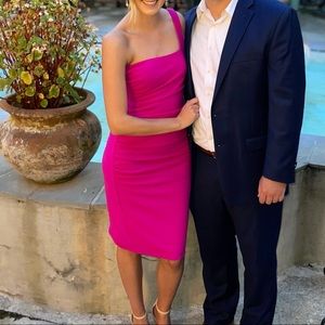 amazing fuchsia dress from Lulus! size S